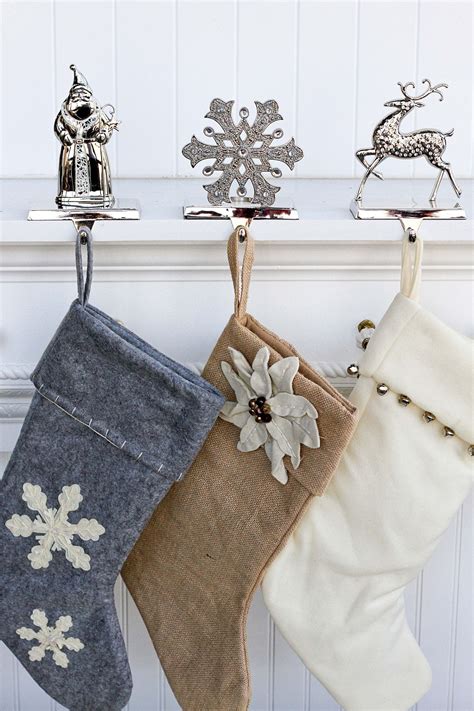 hooked christmas stocking|hooks for hanging christmas stockings.